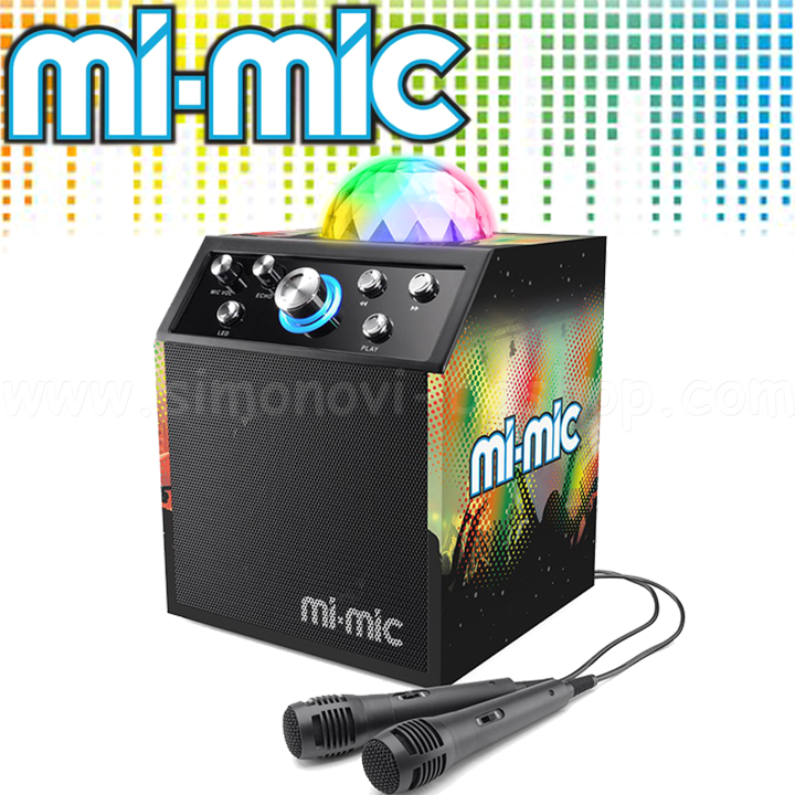 * Difuzor Karaoke Mi-Mic cu microfoane Bluetooth și lumini TY6088A